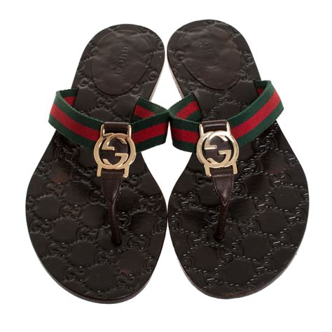 gucci gg thong|Gucci thong sandal girls.